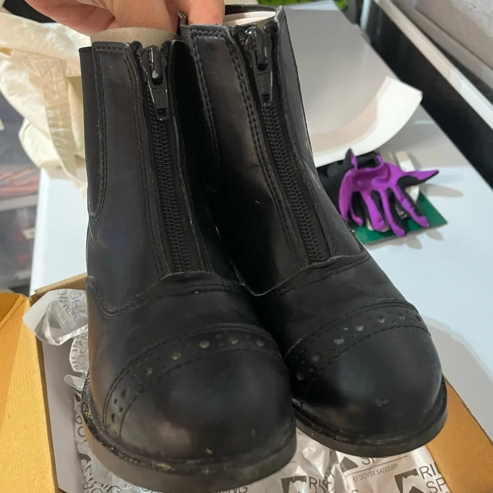 Riding Sport Kids Black Boots